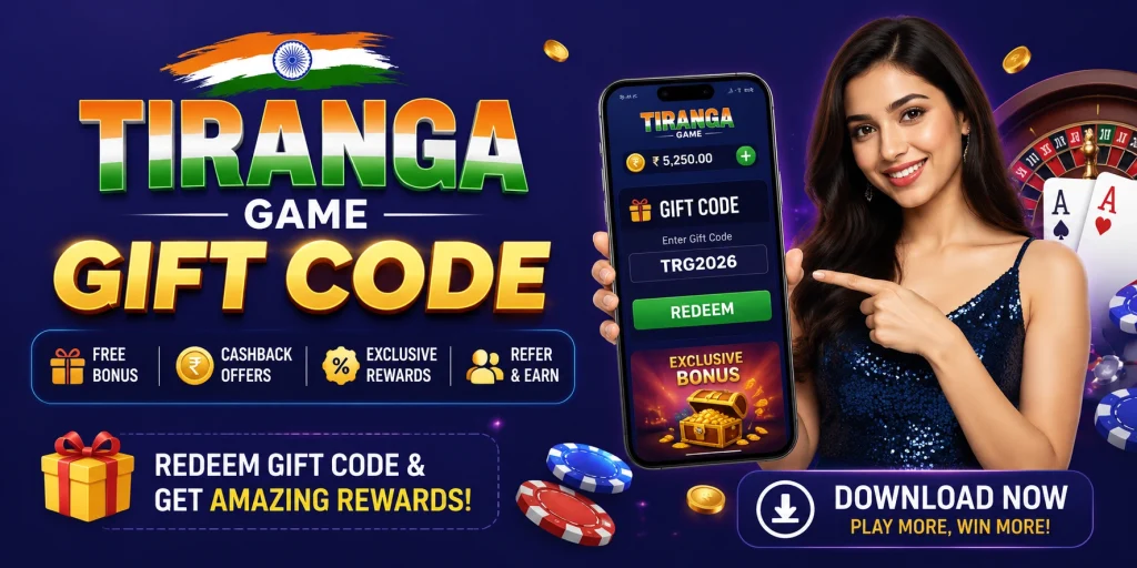 Tiranga Game Gift Code